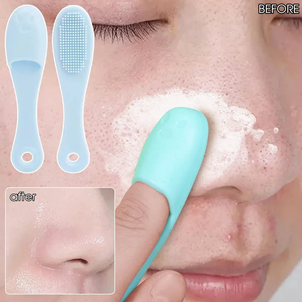 Soft Silicone Facial Cleansing Brush 2 in 1 - Ton Monde Shop