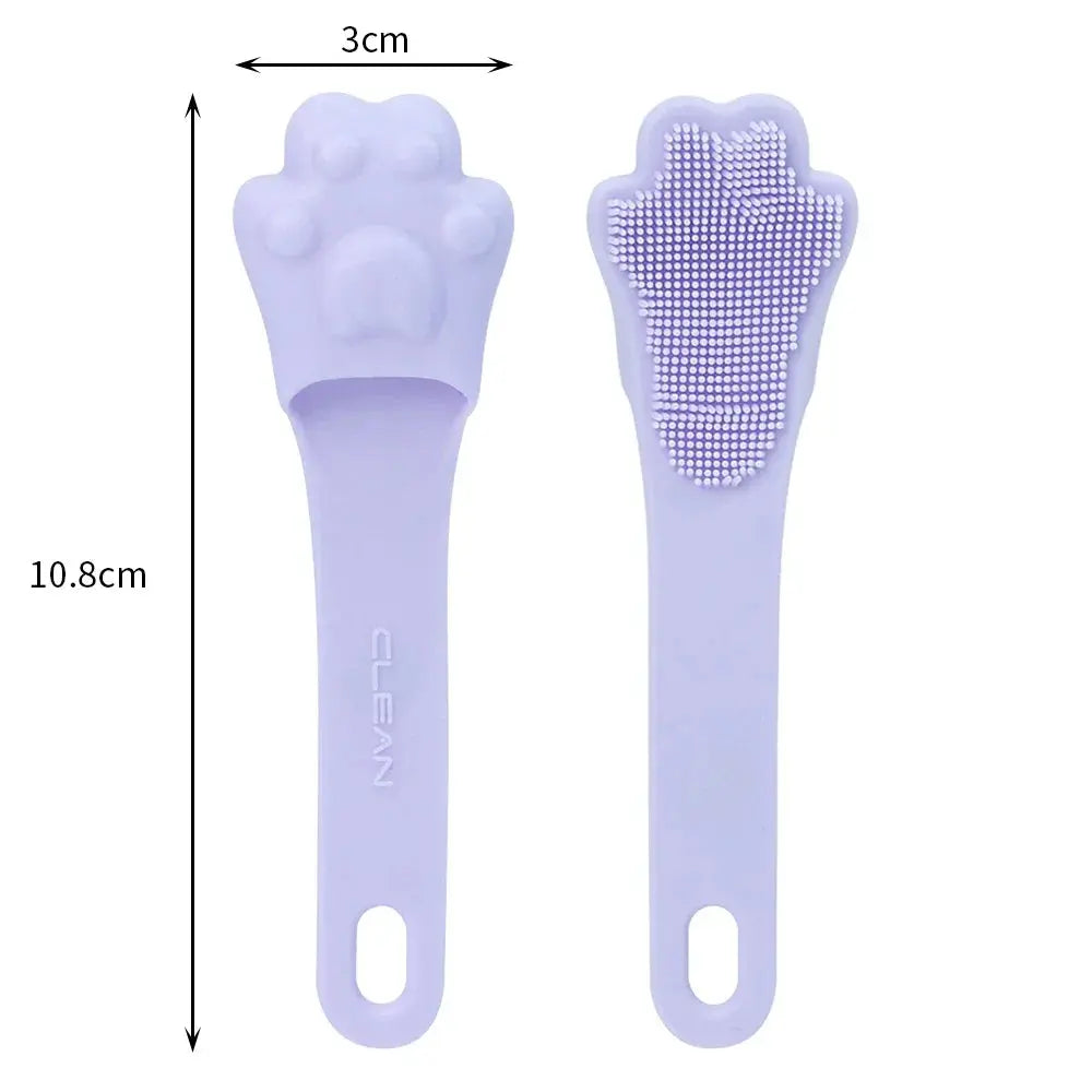 Soft Silicone Facial Cleansing Brush 2 in 1