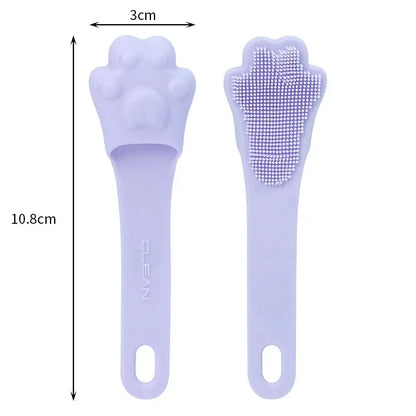 Brosse nettoyante pour le visage en Silicone souple 2 en 1, brosse pour masque facial et épurateur pour le massage exfoliant, élimine les points noirs