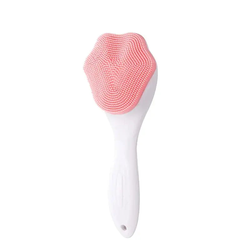 Soft Silicone Facial Cleansing Brush 2 in 1