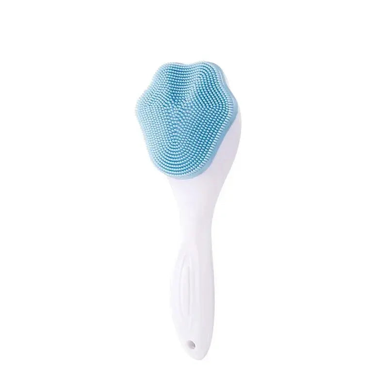 Soft Silicone Facial Cleansing Brush 2 in 1