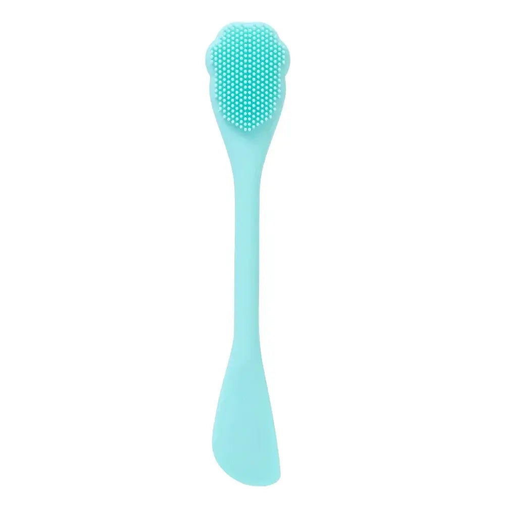 Brosse nettoyante pour le visage en Silicone souple 2 en 1, brosse pour masque facial et épurateur pour le massage exfoliant, élimine les points noirs