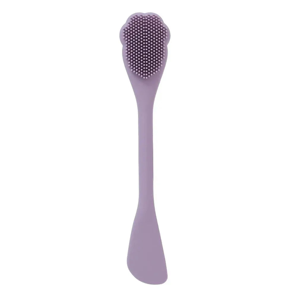 Brosse nettoyante pour le visage en Silicone souple 2 en 1, brosse pour masque facial et épurateur pour le massage exfoliant, élimine les points noirs