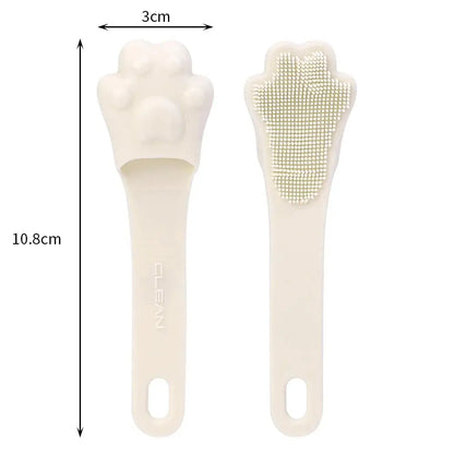 Soft Silicone Facial Cleansing Brush 2 in 1