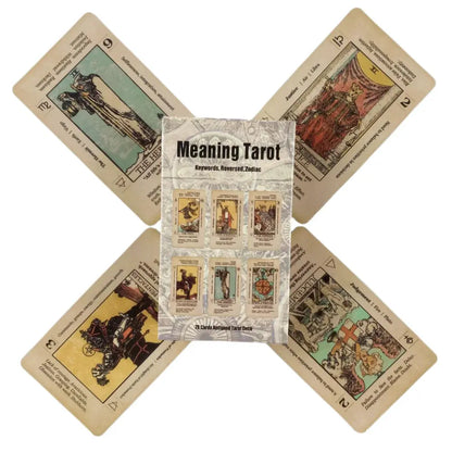 Spanish English Version Tarot Deck With Keywords Reversed