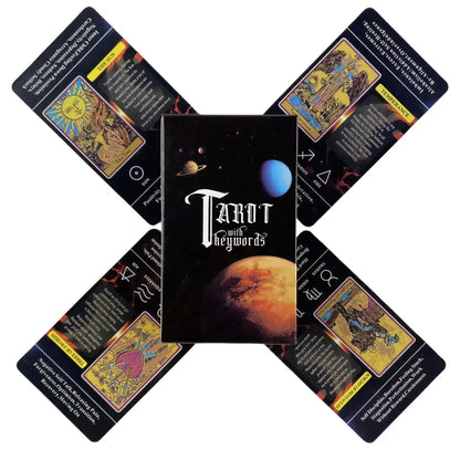 Spanish English Version Tarot Deck With Keywords Reversed