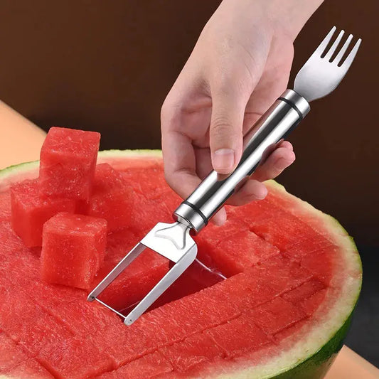 Stainless Steel Watermelon Cutter Artifact Salad Fruit Slicer Cutter Tool - Ton Monde Shop