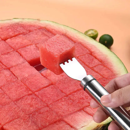 Stainless Steel Watermelon Cutter Artifact Salad Fruit Slicer Cutter Tool - Ton Monde Shop