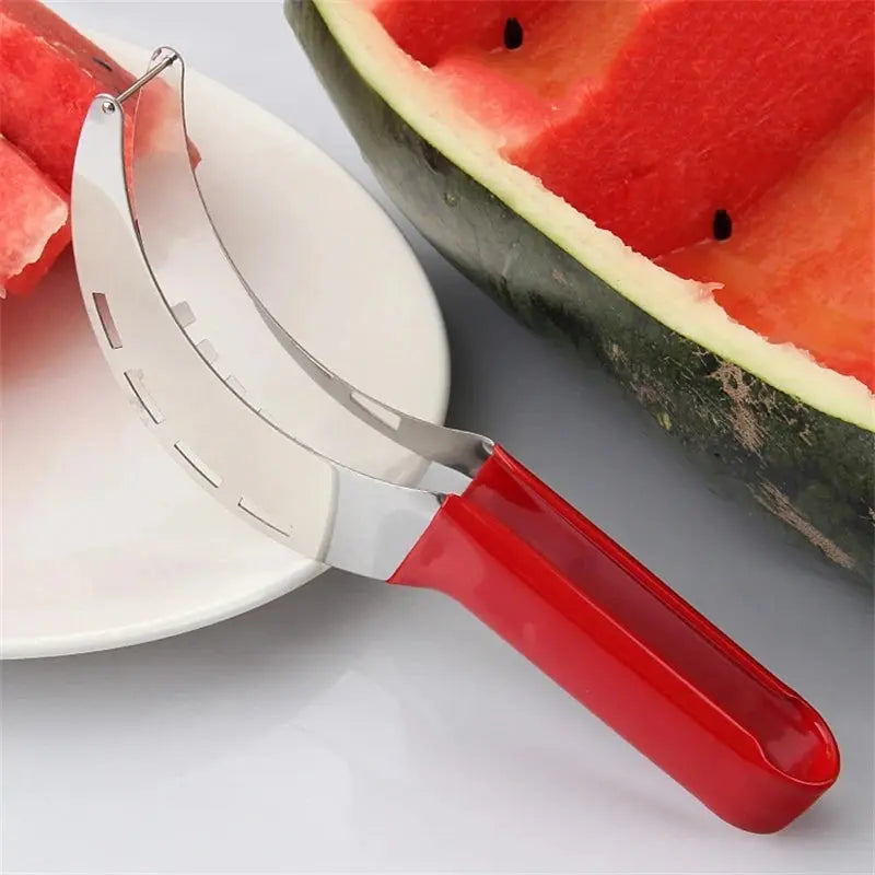 Stainless Steel Watermelon Cutter Artifact Salad Fruit Slicer Cutter Tool