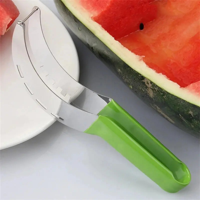 Stainless Steel Watermelon Cutter Artifact Salad Fruit Slicer Cutter Tool