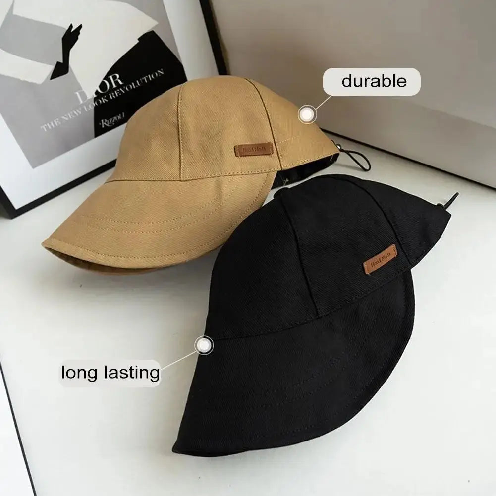 Summer UV Protection Hat Adjustable Drawstring Fisherman - Ton Monde Shop