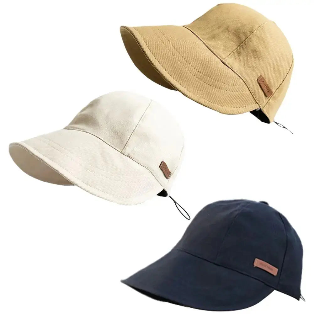 Summer UV Protection Hat Adjustable Drawstring Fisherman - Ton Monde Shop