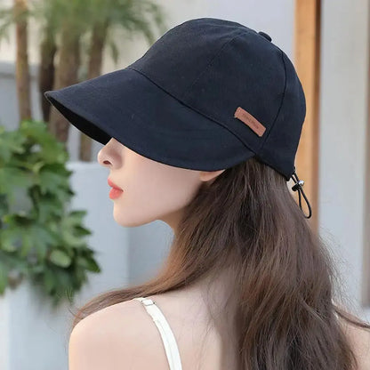 Summer UV Protection Hat Adjustable Drawstring Fisherman - Ton Monde Shop