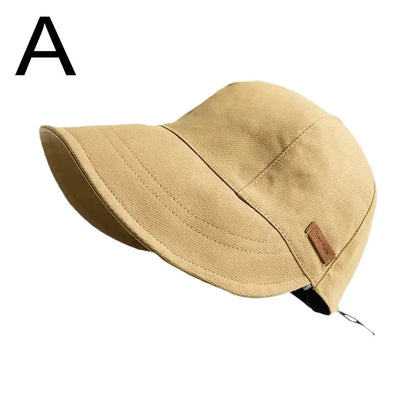 Summer UV Protection Hat Adjustable Drawstring Fisherman