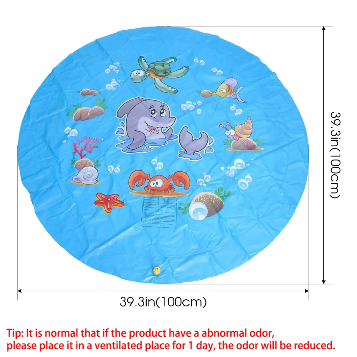 Swimming Pool Foldable Spray Mat Dogs Cat Kids Outdoor Interactive Fountain Toys - Ton Monde Shop