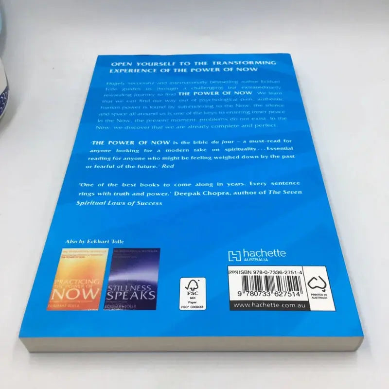 The Power of Now by Eckhart Tolle A Guide to Spiritual Enlightenment English Book - Ton Monde Shop