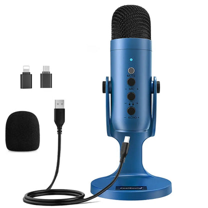 USB Condenser Microphone Studio Recording Mic for PC Computer Laptop - Ton Monde Shop