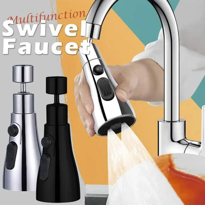 Universal 360° Rotate Kitchen Faucet Extender Aerator Plastic Splash Filter Kitchen Washbasin Faucet Bubbler Nozzle Aerator - Ton Monde Shop