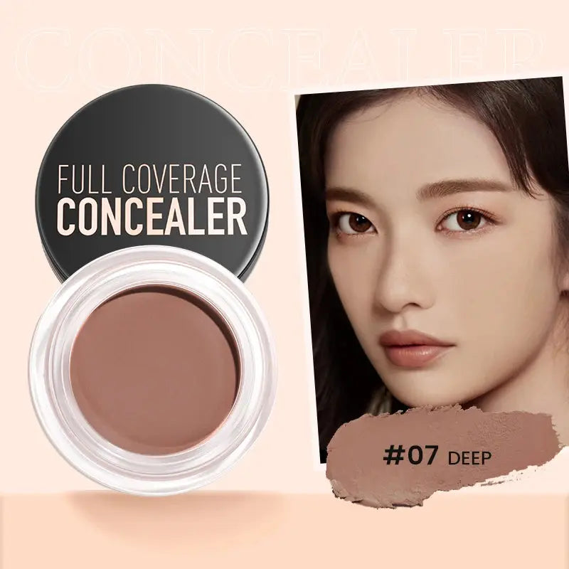 Waterproof Full Coverage Concealer Cream Long-lasting Oil-control