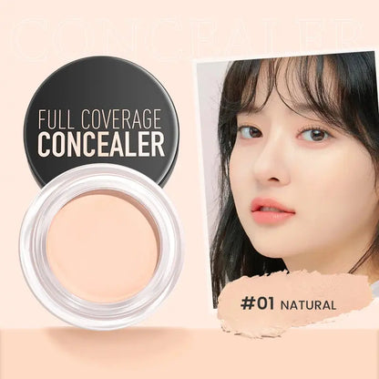 Waterproof Full Coverage Concealer Cream Long-lasting Oil-control