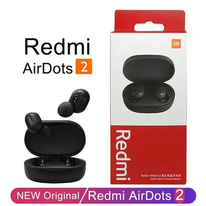 Xiaomi Redmi Airdots 2 Wireless Bluetooth Headset with Mic Earbuds Airdots - Ton Monde Shop