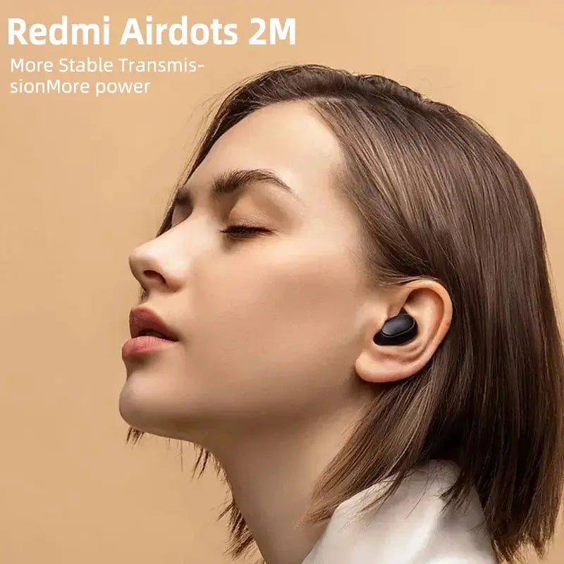 Xiaomi Redmi Airdots 2 Wireless Bluetooth Headset with Mic Earbuds Airdots - Ton Monde Shop