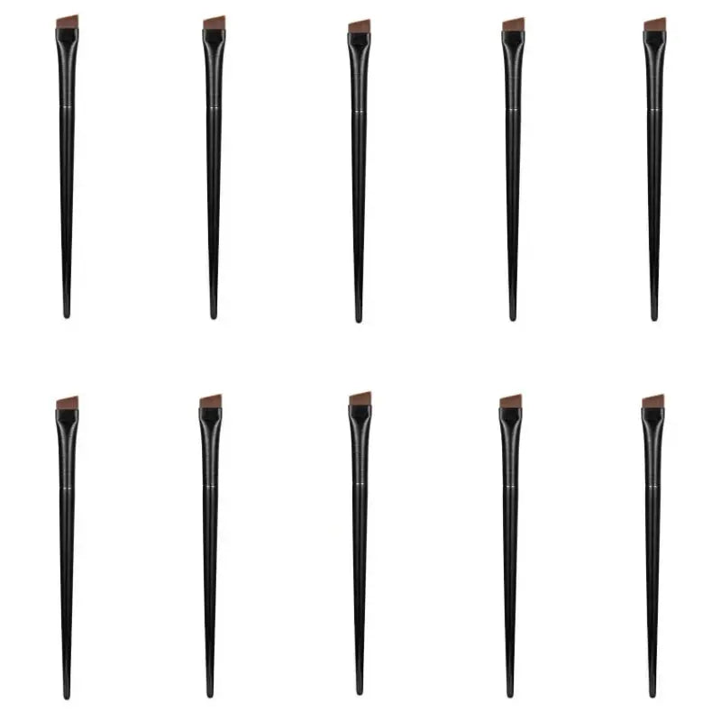 Nouveau 2 pièces/ensemble pinceau contour des sourcils pinceau eyeliner portable petit angle pinceau à sourcils outil de maquillage féminin