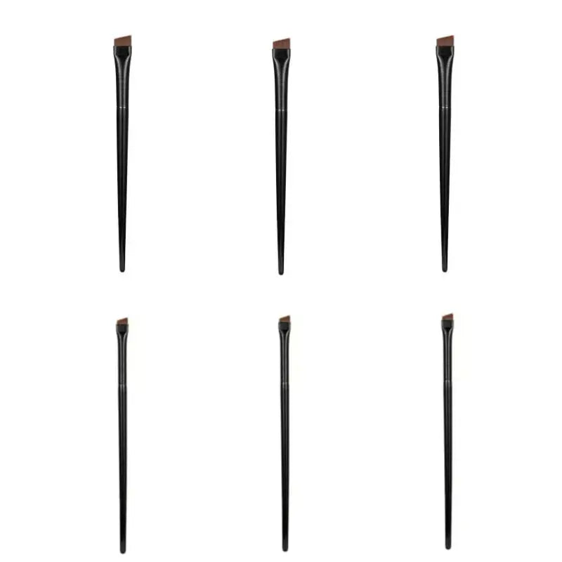 Nouveau 2 pièces/ensemble pinceau contour des sourcils pinceau eyeliner portable petit angle pinceau à sourcils outil de maquillage féminin